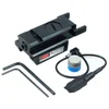 Funpowerland Rail mount Low Profile Red Dot Laser Sight for Pistols with mouse rail switch