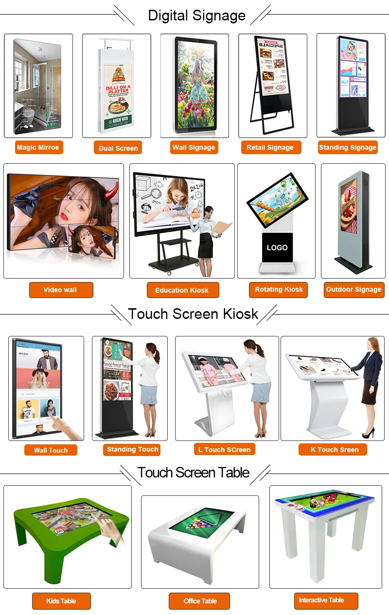  Adkiosk digital signage advertisng tv