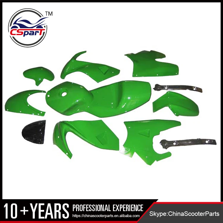 Plastic Fairing Kit Fender Plate Guard Cover For Mini Moto Pocket Bike