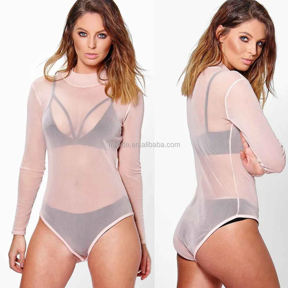 transparent bodysuit