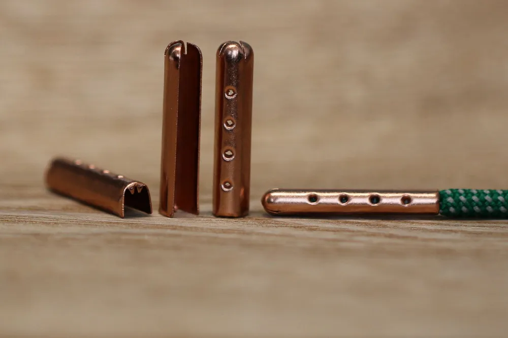 Wholesale 23*4mm Brass Material Shoe Laces Metal Tip For Running Shoes