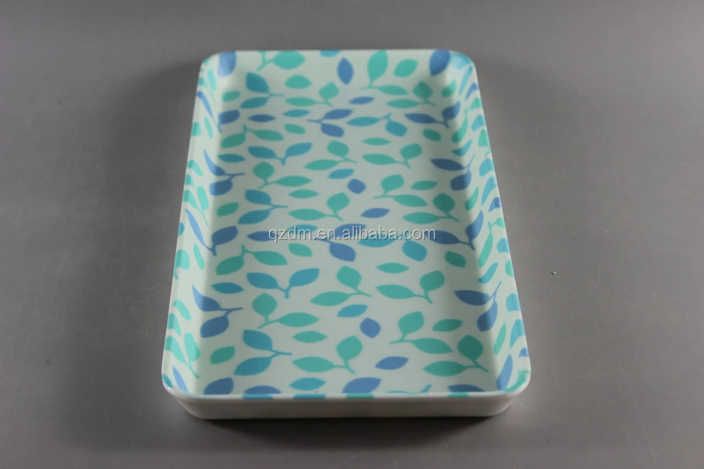 21.5x14cm Melamine Rectangle Small Tray(Frosted Surface)