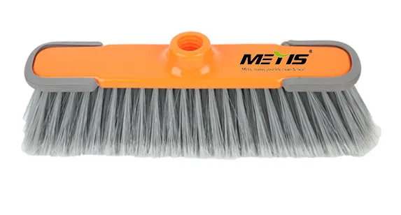 Strong pp block plastic floor cleaning broom with soft bristle