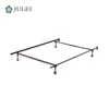 USA Poplar T/F/Q Adjustable Metal Bed Frame with Central Support and 4 Castors