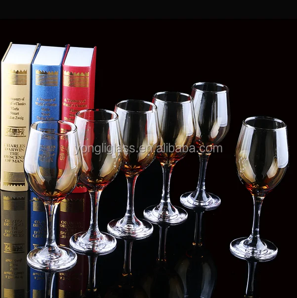 Unleaded crystal wine glass/colored wine glass goblet/christmas decoration wine glass