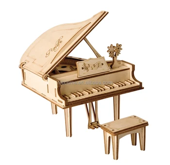 piano madera juguete