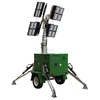 400/500/1000w Mobile trailer Hydraulic Light Tower 9M for outdoor lighting powered by PERKINS/KUBOTA