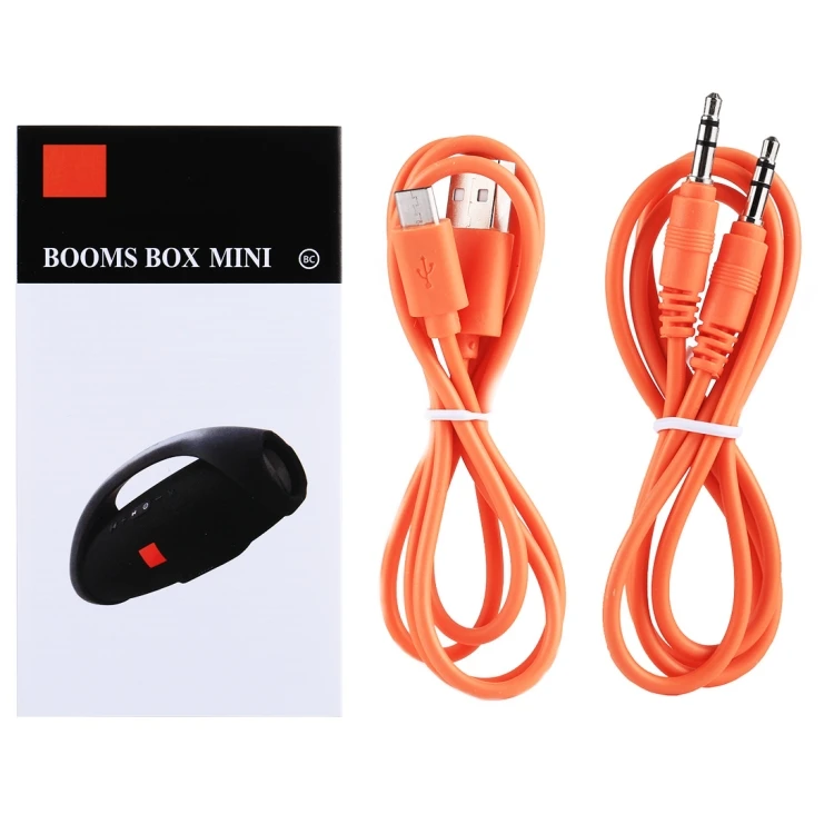 BOOMS BOX MINI E10 Splash-proof Portable BT V3.0 Stereo Speaker with Handle for Smartphones - ANKUX.COM