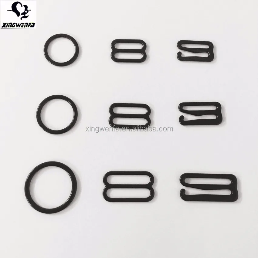 Clear Bra Strap Adjusters 20 Sets=20 Rings+20 Slides 13 mm AccessoriesSolutions