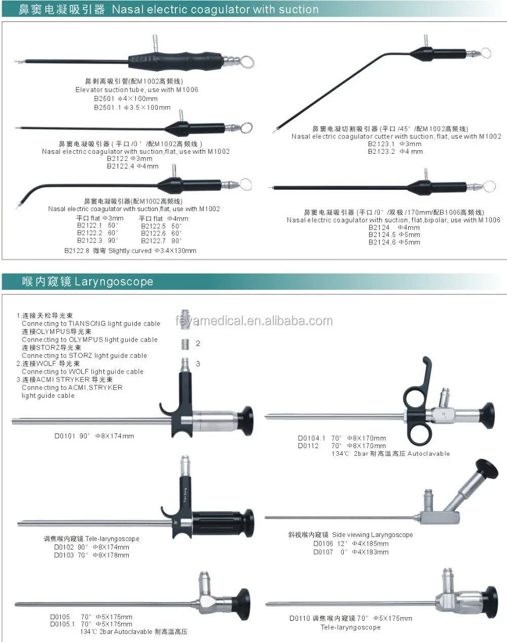 Ent Rigid Laryngoscope Operating Laryngoscope Set Autoclavable Buy