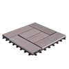 3d floor Co-extruded wood flooring Outdoor wood-plastic balcony bathroom DIY terrace wood plastic composite flooring tile