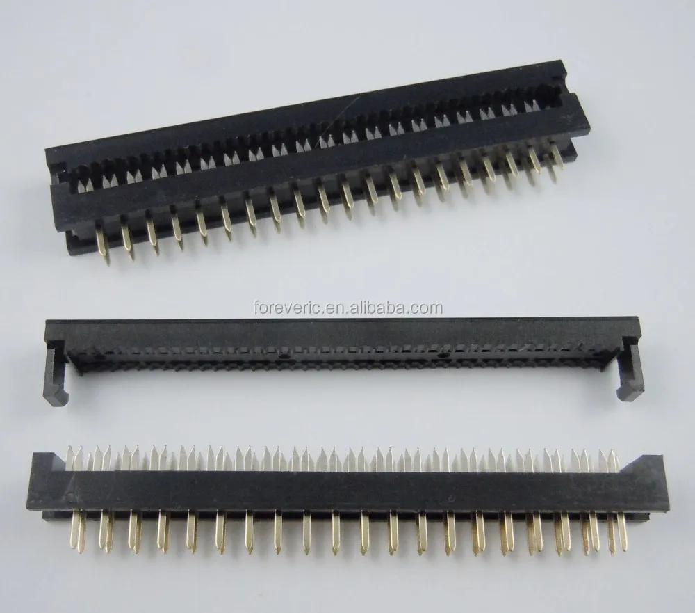 2.54m Pitch 2x20 Pin 40 Pin Male Header Idc Ribbon Cable Transition