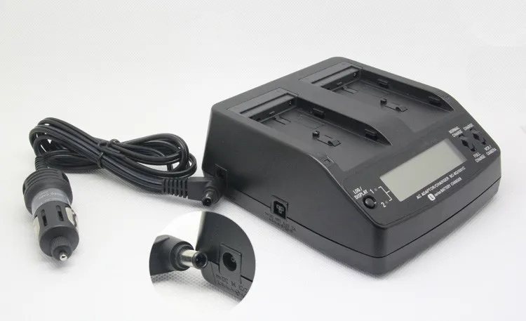 HZQDLN Portable AC Charger for Sony 2NP-F970/B NP-970 NP970 HVR-Z7 HVR-Z7E HVR-Z7U Battery 