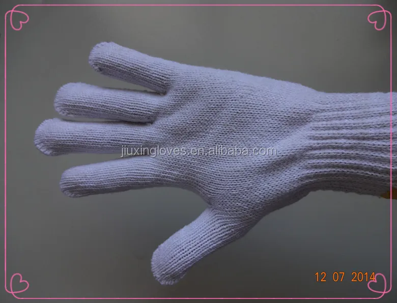 Bleached White Cotton String Knit Glove Buy Knit Glove,Knitted Glove