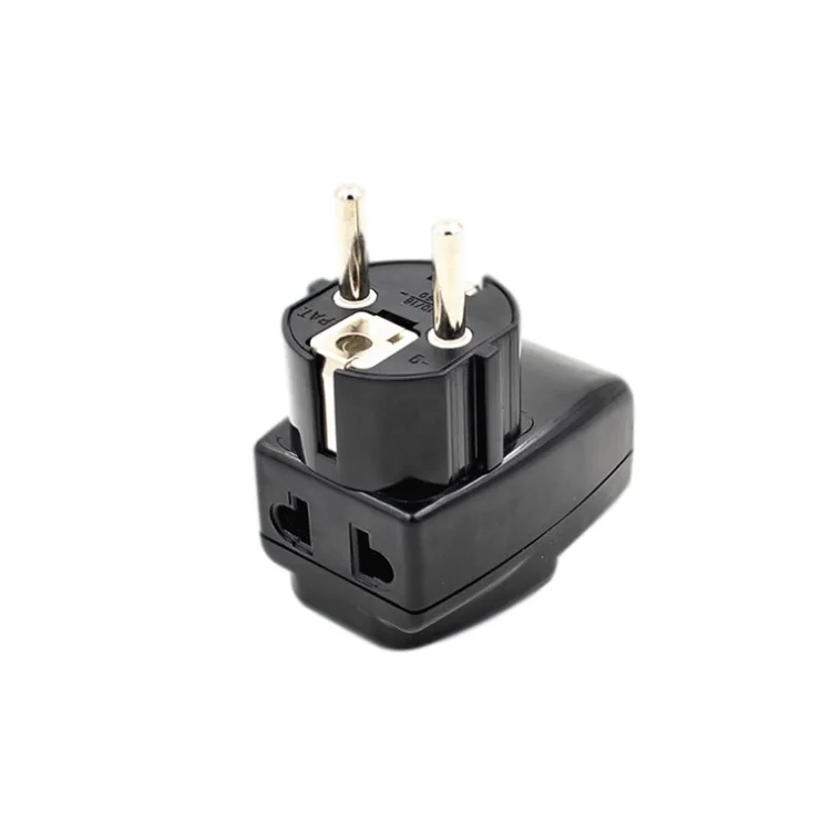 3 In 1 Travel Plug Adapter Germany,France,Poland,South Korea,Holland