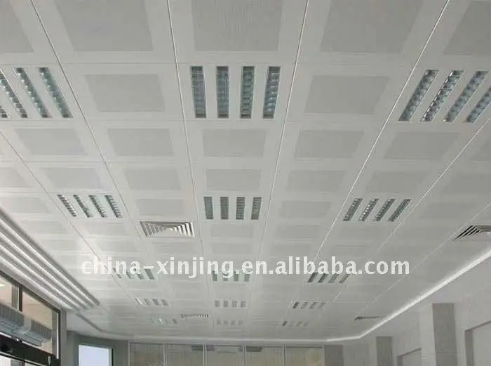 Tegular Metal Ceiling Panel Lay In Perforated Ceiling Tile 600 600mm 610 610mm Iso9001 Ce View Lay In Ceiling Xinjing Product Details From Xinjing