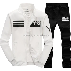Mens jogging suits wholesale new design jersey jacket and jogging pants Mens jogging suits wholesale new design jersey jacket and jogging pants