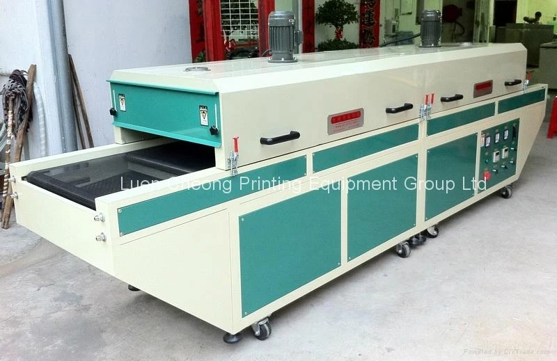 Ir Hot Drying Tunnel Industrial Drying Oven Ir Heaters For Glass Screen