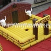 Mechanical inflatable bull riding machine / inflatable riding bull games for sale