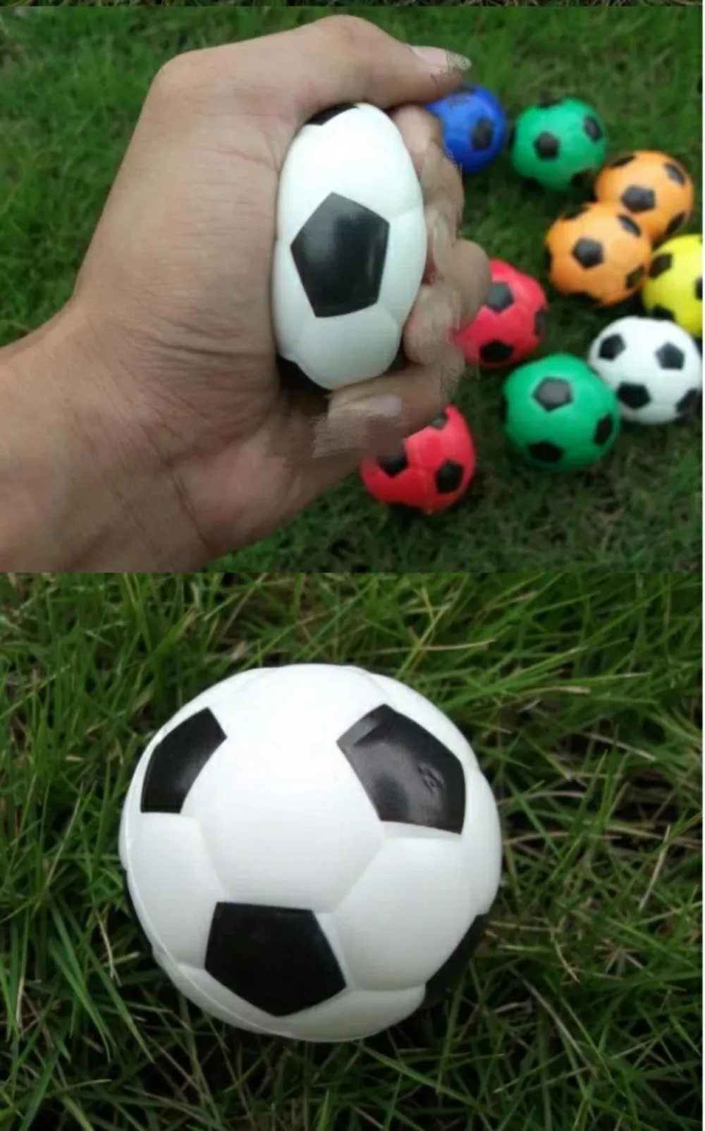 Factory Supply 70mm Soft Pu Foam Ball With Sports Style - Buy Pu Foam ...