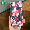 2017 fashion creative art flowers cell phone case water paste frosted hard plastic mobile phone cover for iphone X