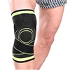 Private Label Nylon Athletic Anti-Slip Adjustable Knee Support Sleeve for Bodybuilding