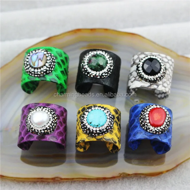 CH-JCR0123 metal pave setting freshwater pearl jewelry ring,wholesale pearl ring design,fashion adjustable ring,