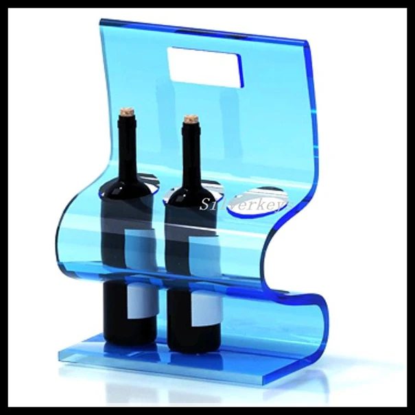 Wholesale Plastic Novelty Acrylic Wine Bottle Holder,Wine Bottle