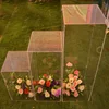 Clear acrylic wedding decorative columns