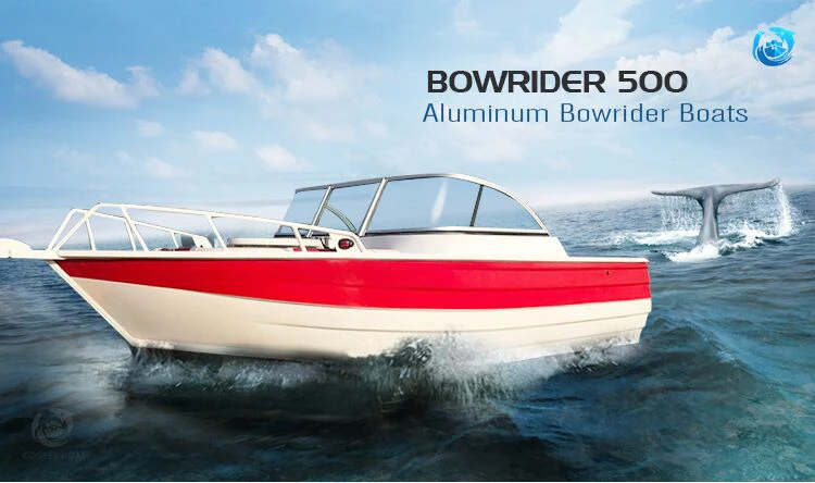 5.5m Bowrider Aluminum Rowing Fishing Boat for sale