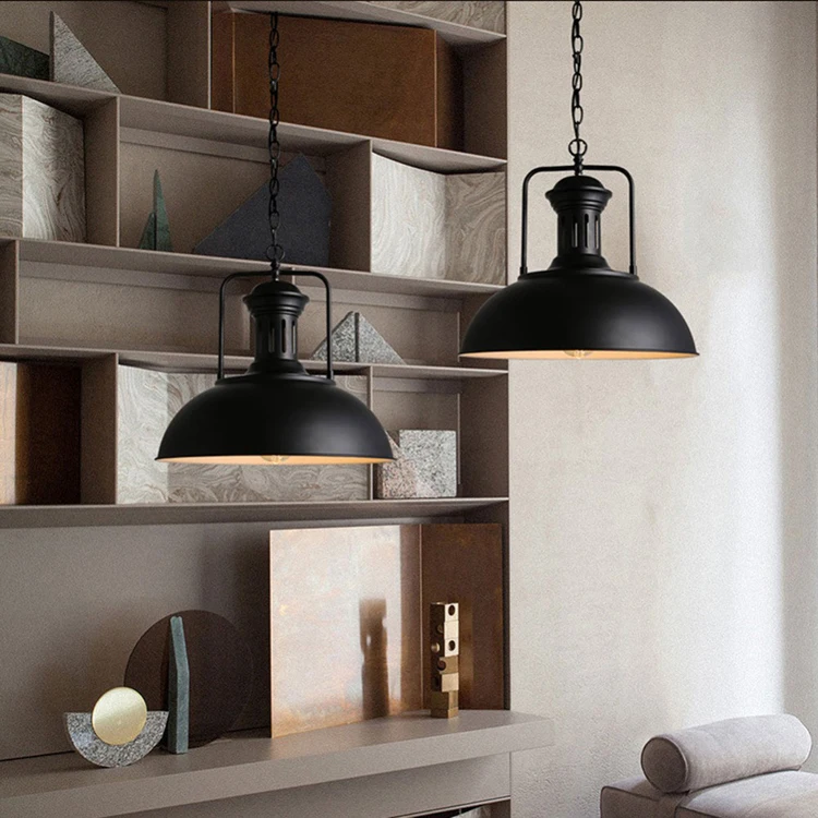 Breves luces para cocina isla gota industrial bronce antiguo colgante