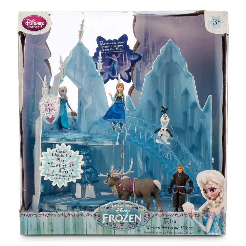 disney frozen light up castle