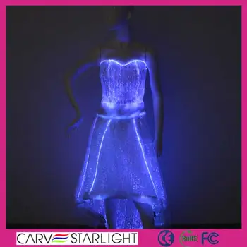 fibra Óptica luminosa luz hermoso vestido de novia - buy vestido de