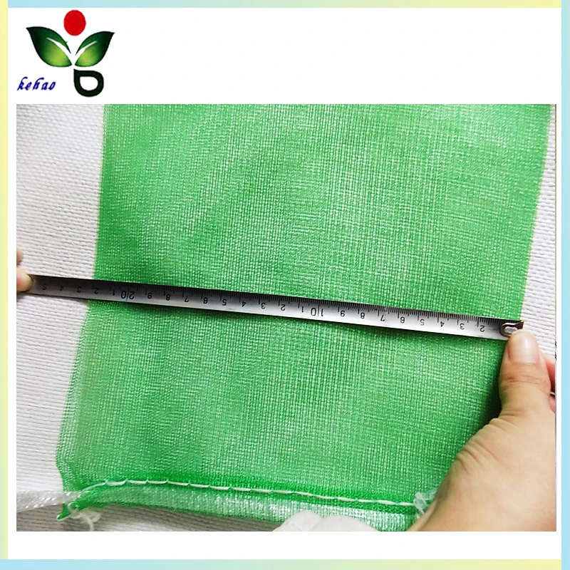 HDPE monofilament drawstring mesh bags packaging garlic manufacturer