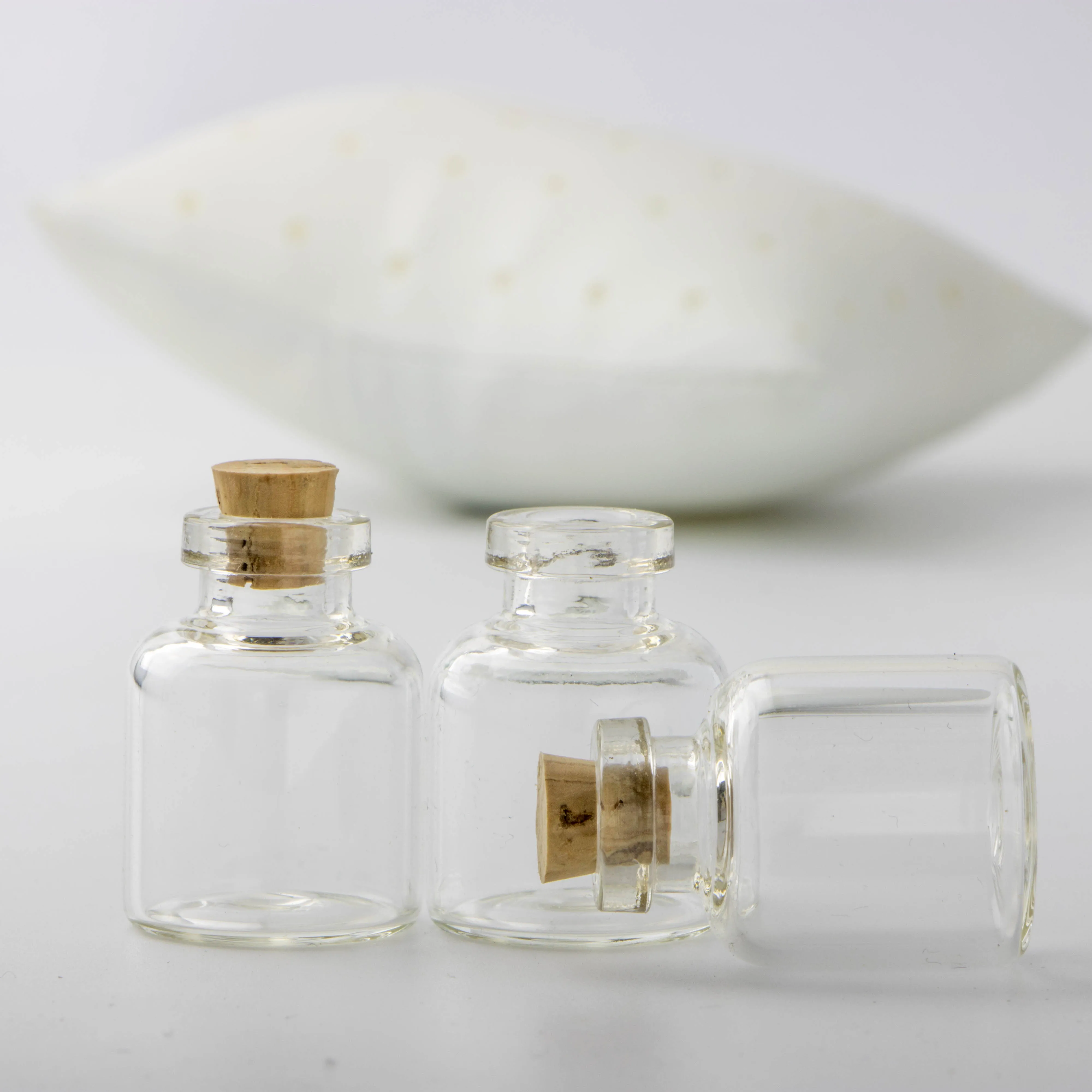 Wholesale Small 15ml 10ml 5ml Wooden Cork Top Glass Bottle Buy Glass