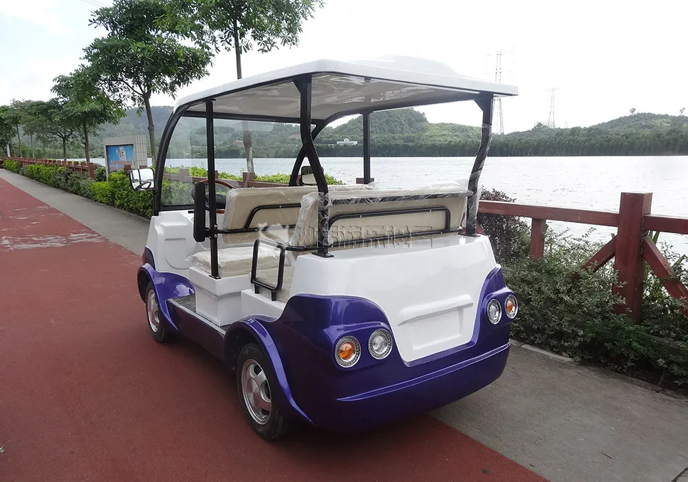 4 Seats Electric Transport Cart Golf Cart Tour ISO9001 Certification
