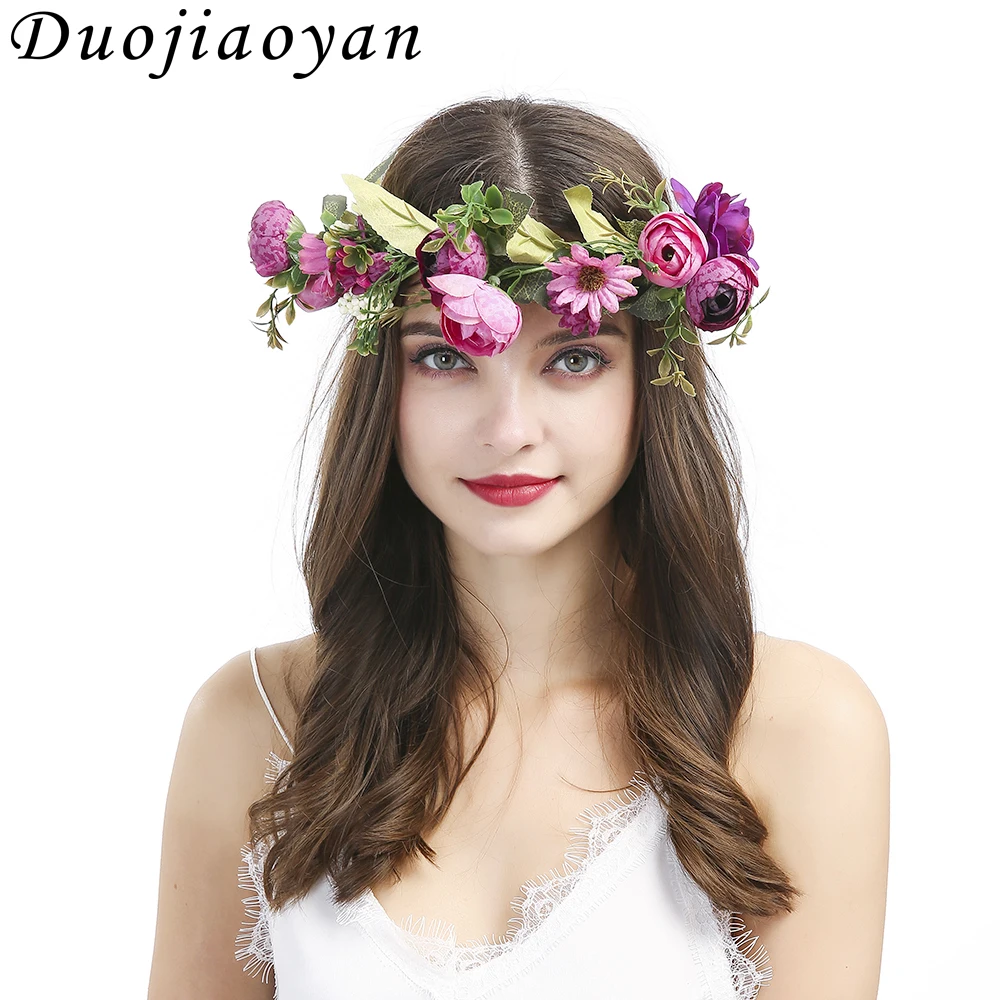 artificial flowers for hair accessories