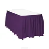 14ft Plastic PEVA tablecloth square table decor table skirt