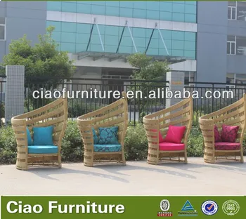 Synthetic Rattan Outdoor Furniture Philippines High Back Sofa Chair