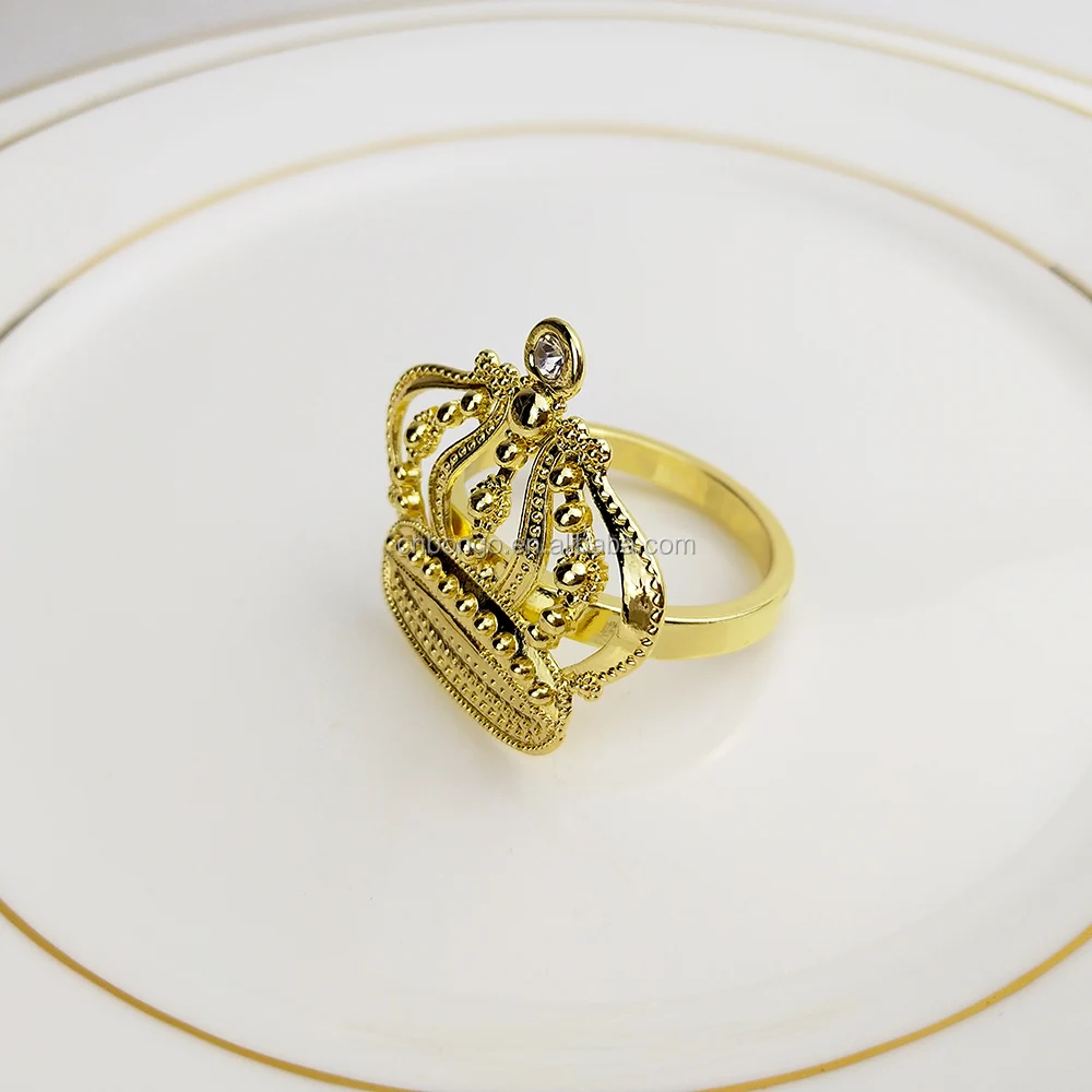 Bulk Gold Crown Napkin Ring - Buy Crown Napkin Ring,Gold Napkin Rings ...