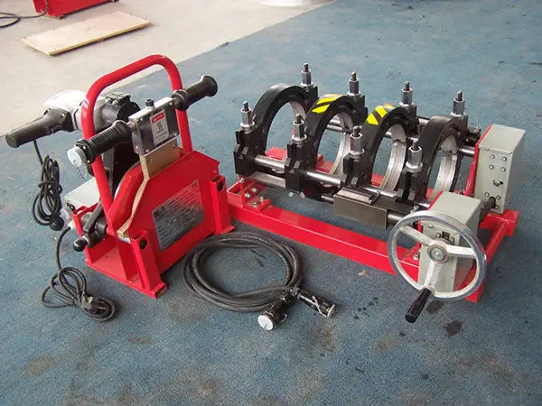 手动200-4 夹具塑料 hdpe 管材焊接机 - buy hdpe 管接头机,塑料焊管