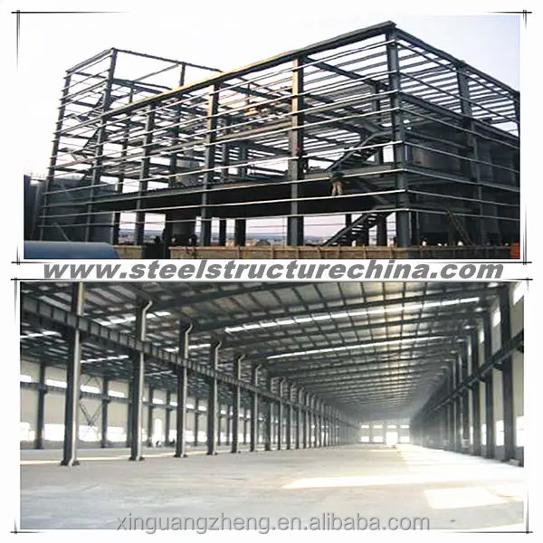 ISO portal frame steel structure exported warehouse