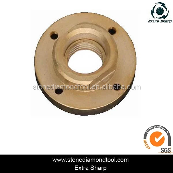 4 Hole 5/8"11 Thread Brass Diamond Saw Blade Flange Adapters Use For 4