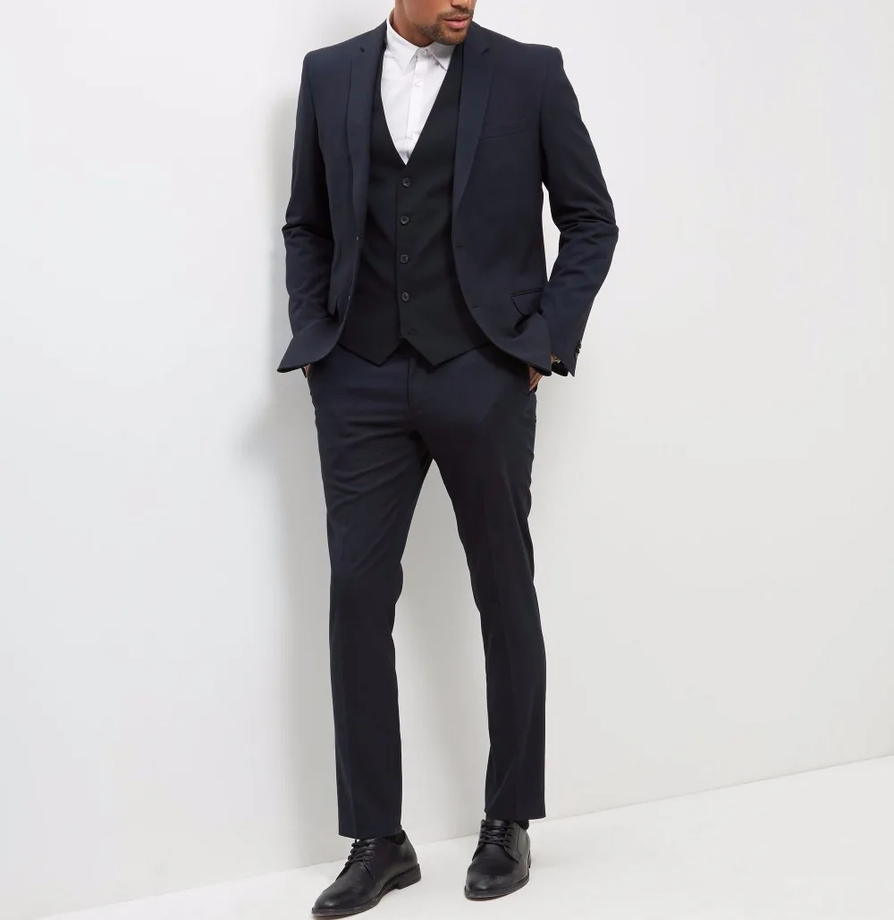Ren\u00e9 Lezard Suit Trouser dark blue business style Fashion Suits Suit Trousers René Lezard 