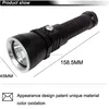 2015 New Product Cree XM-L2 led Diving Flashlight led flashlight with timer with electicity display