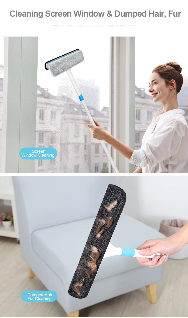 Boomjoy Glass Cleaning Squeegee Silicon Window Cleaner