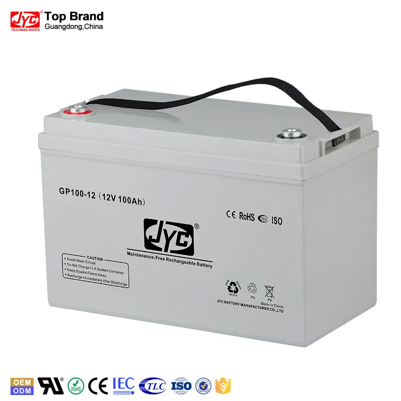 long life solar battery 12V 100AH AGM battery