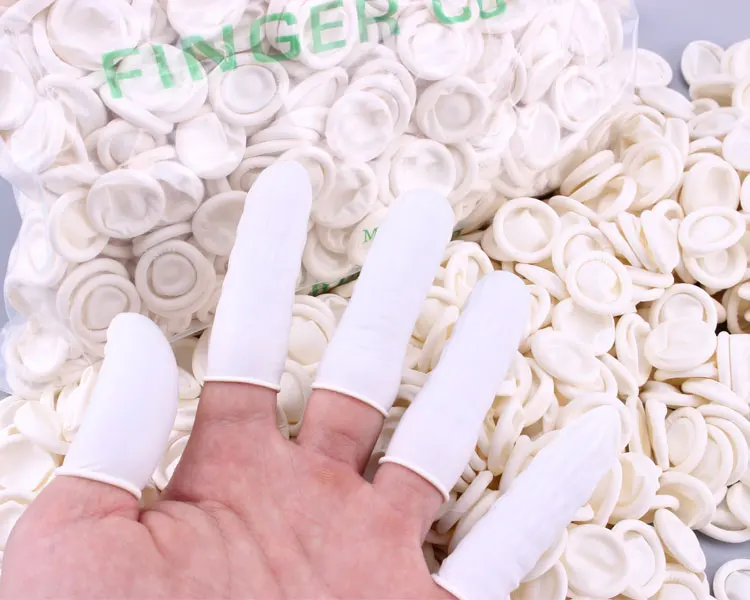 Wholesale White Industrial Finger Cots Malaysia Finger Cots For