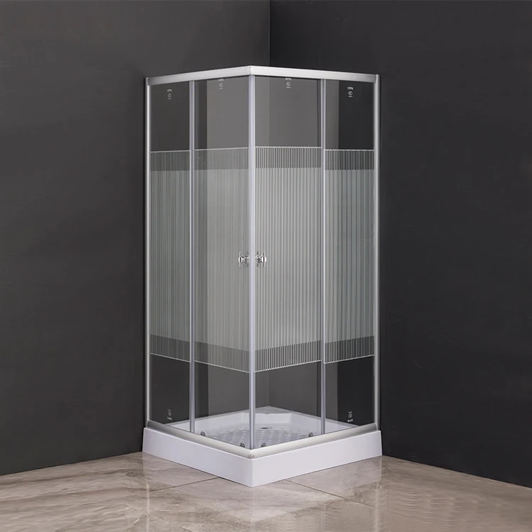 Cheap aluminium alloy shower cubicle,quare tempered glass shower enclosure,lowes shower enclosures
