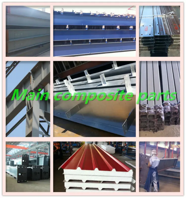Welding textile steel structure storage shed/warehouse project